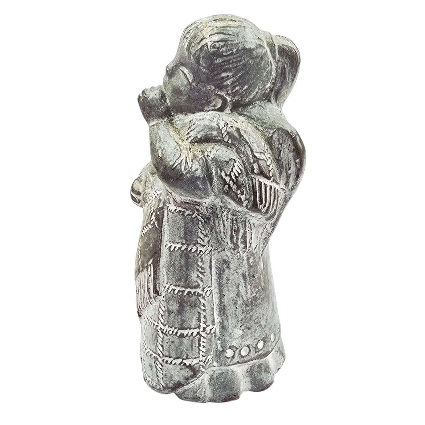 Isabel Bloom Concrete Figurine Girl Angel Teddy Sucking Thumb Yawning '98 Signed