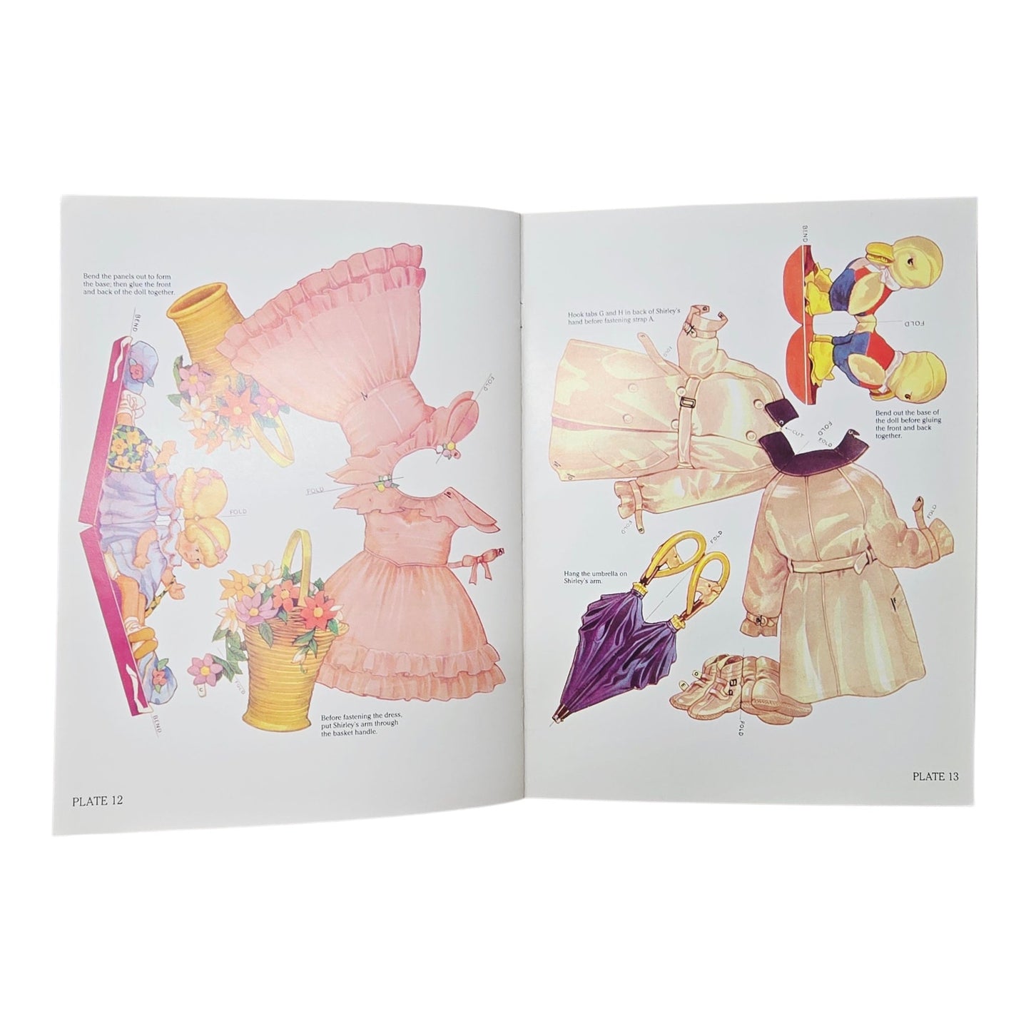 Classic Shirley Temple Paper Dolls in Full Color Dover 1986 Book