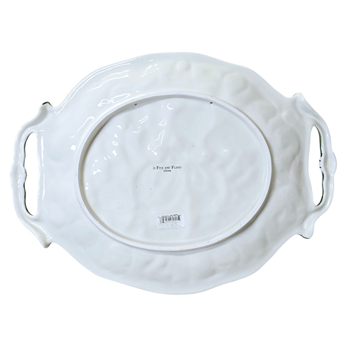 Fitz and Floyd Serving Tray Platter Wall Hanging Fruit Decor