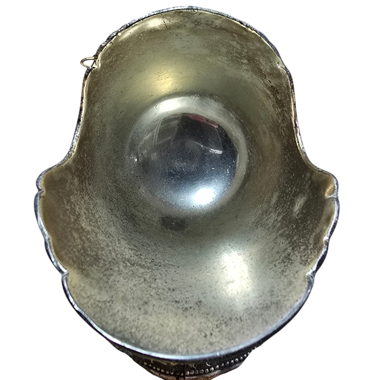 Silver Plate Sugar Scuttle Pretty Rose Pattern, No Scoop