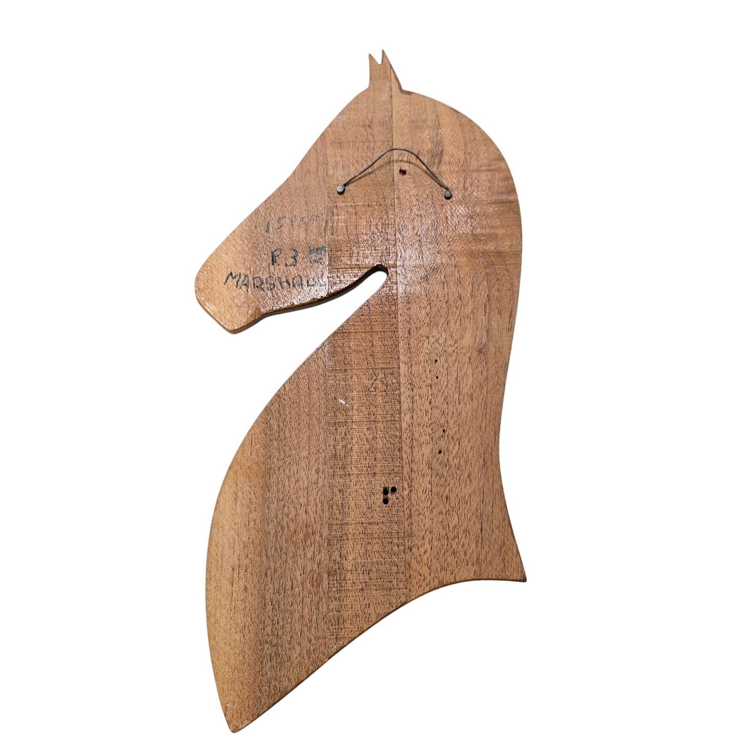Vintage Hand Carved Wooden Horse Silhouette Hobby Piece