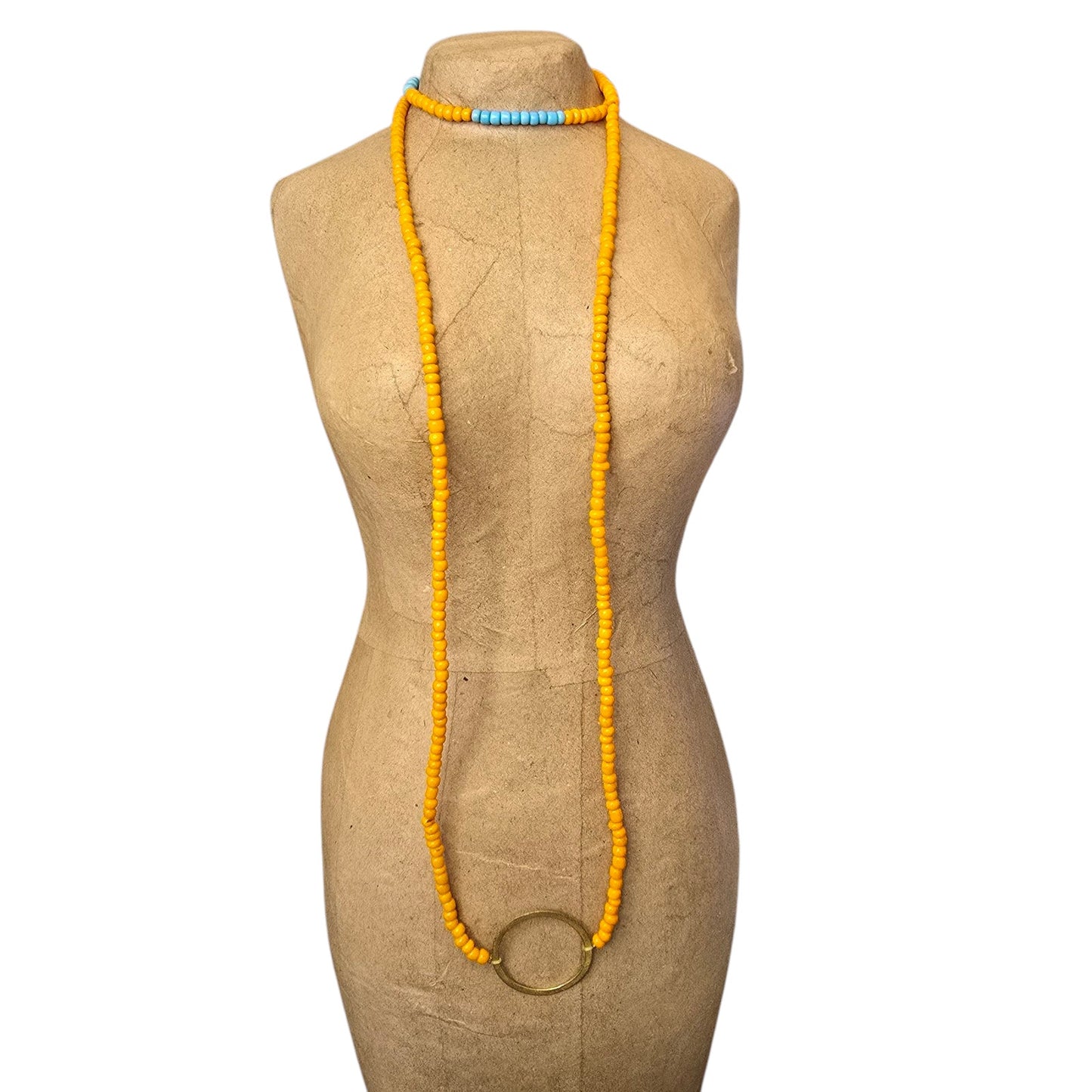 * Long Beaded Eyeglasses Holder Landyard Necklace 34"