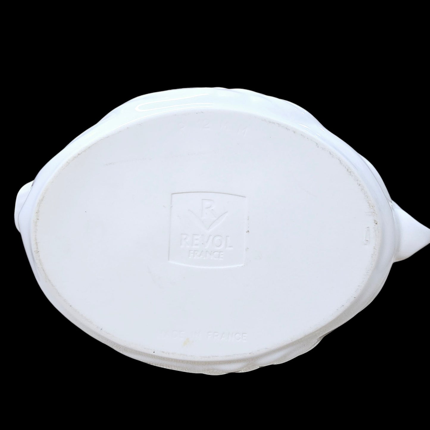 Revol France Porcelain White Blanc Poultry Chicken Casserole Dish Server