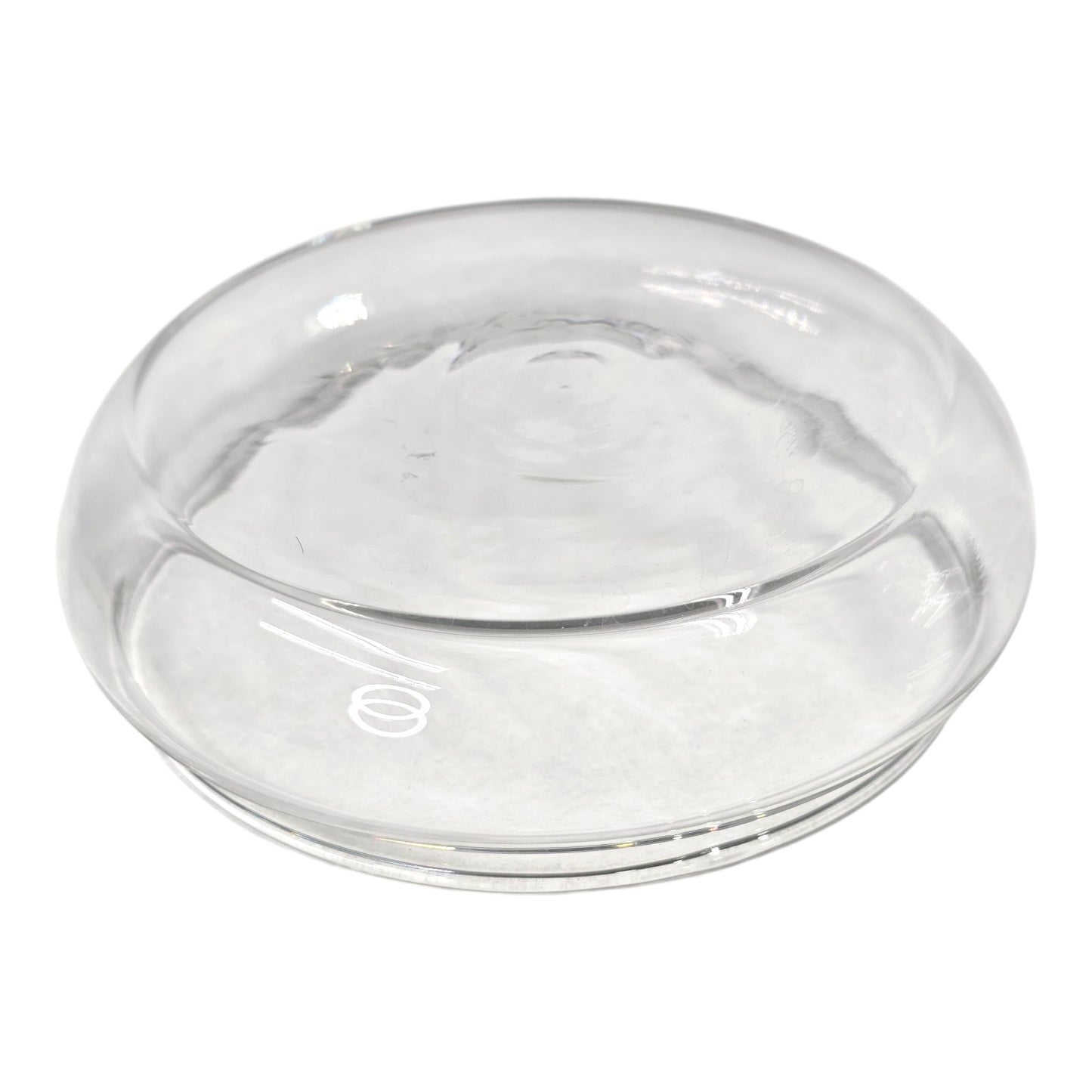 Hershey's Kiss Candy Dish Lidded Jar Clear Glass Candy Jar Trinket Dish
