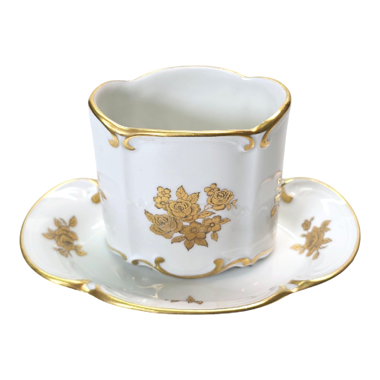 East Germany Von Kenneberg Porcelain Cigarette Holder and Dish