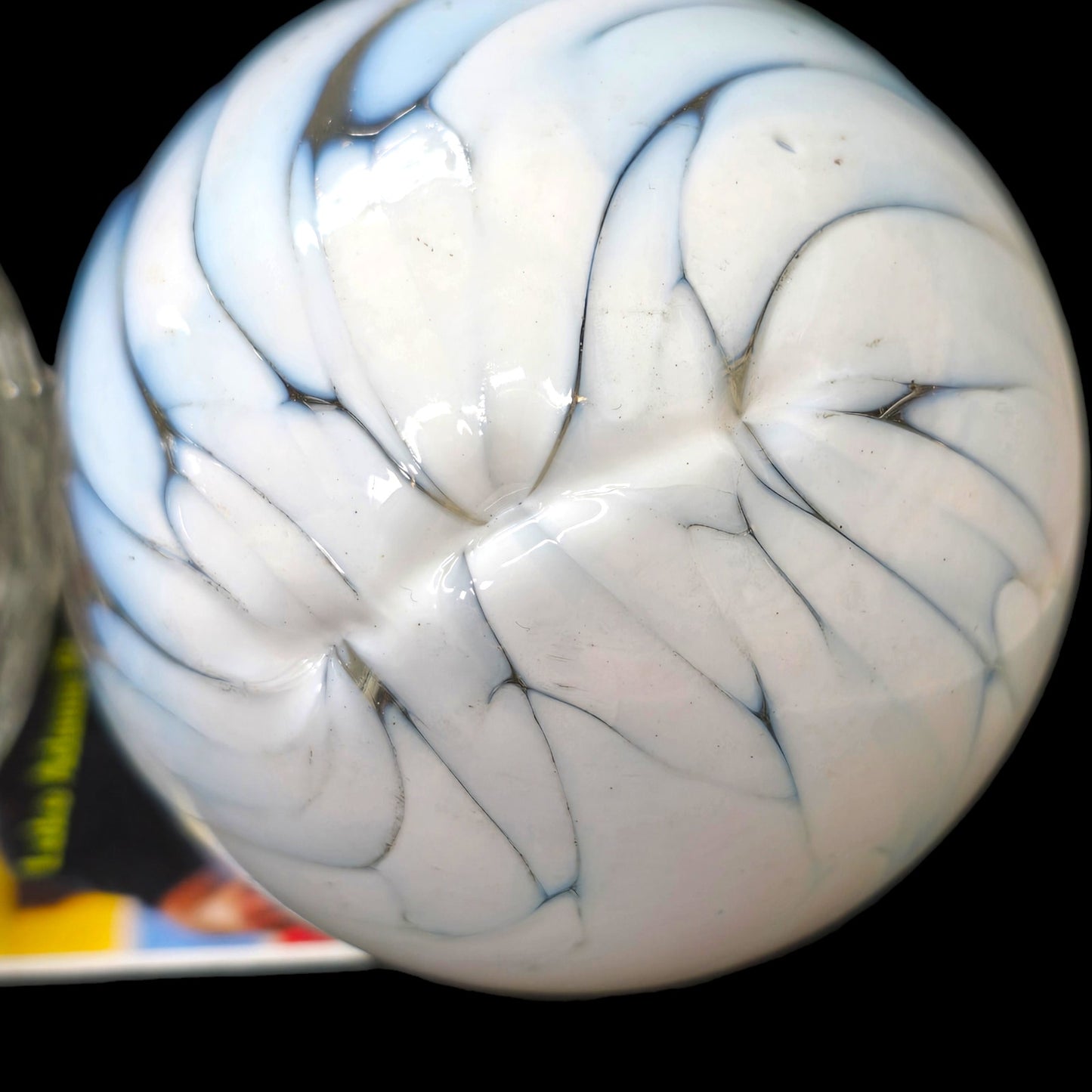 Set of 3 Luke Adams Hand-Blown "Wish" Ball Ornaments