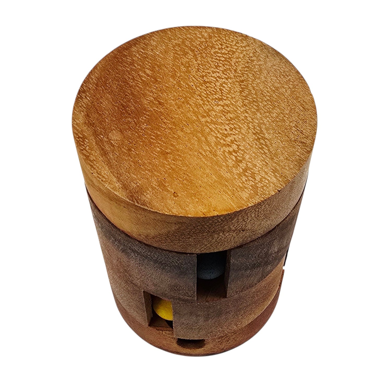 Wooden Rotating Puzzle Brain Teaser Twisting Sliding Logic Game