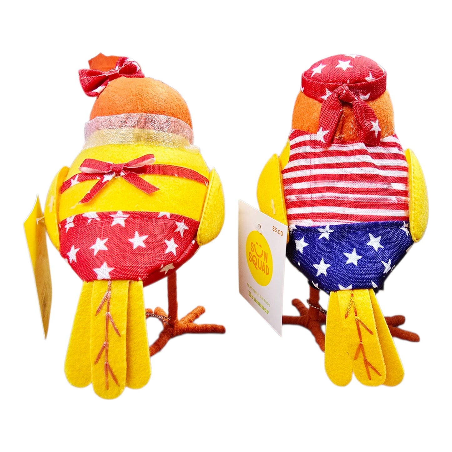 2022 Target Sun Squad Spritz Summer Americana Fabric Birds Drummer & Star New