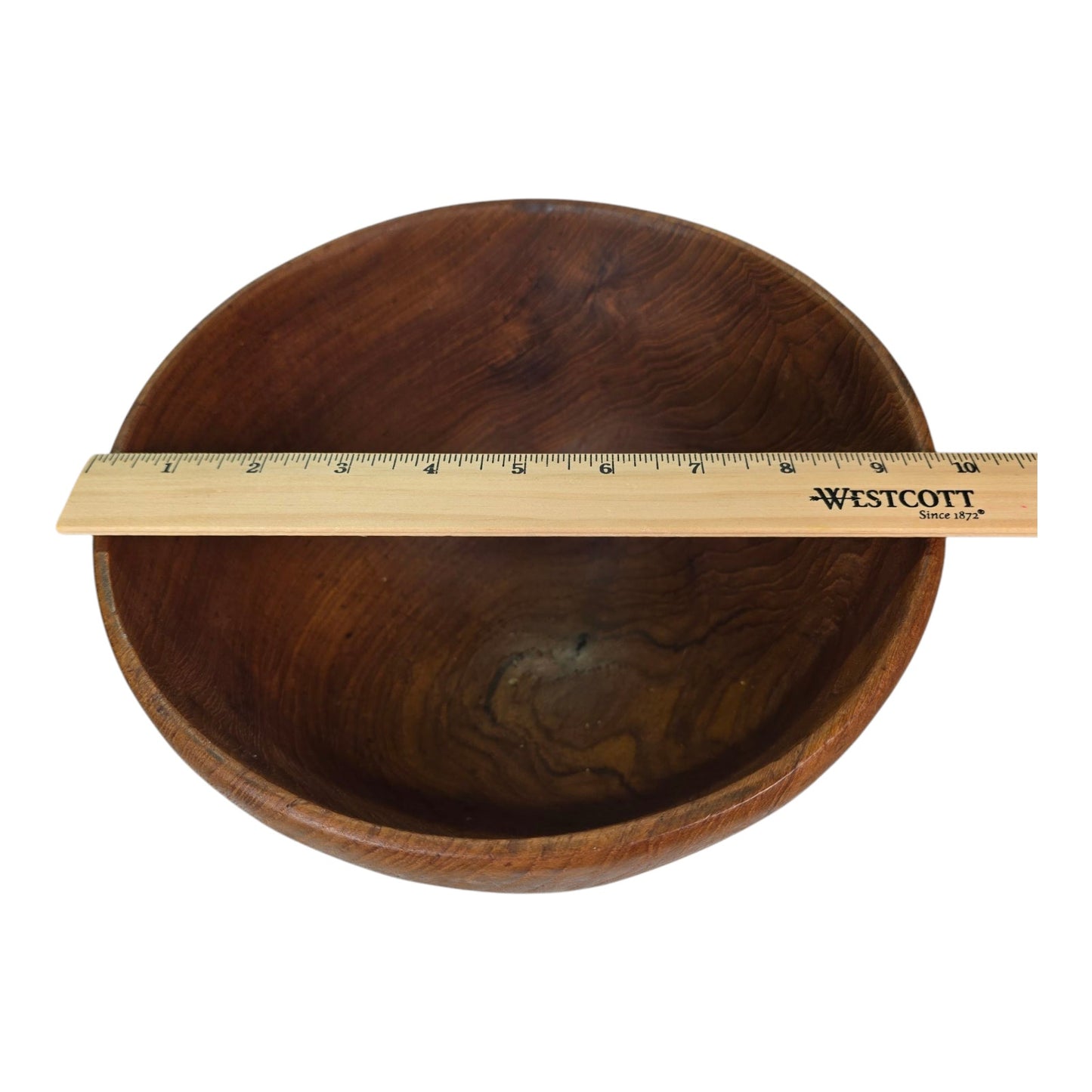 3 Pc Vintage Wooden Salad Bowl with Tongs marked Kamani Woods