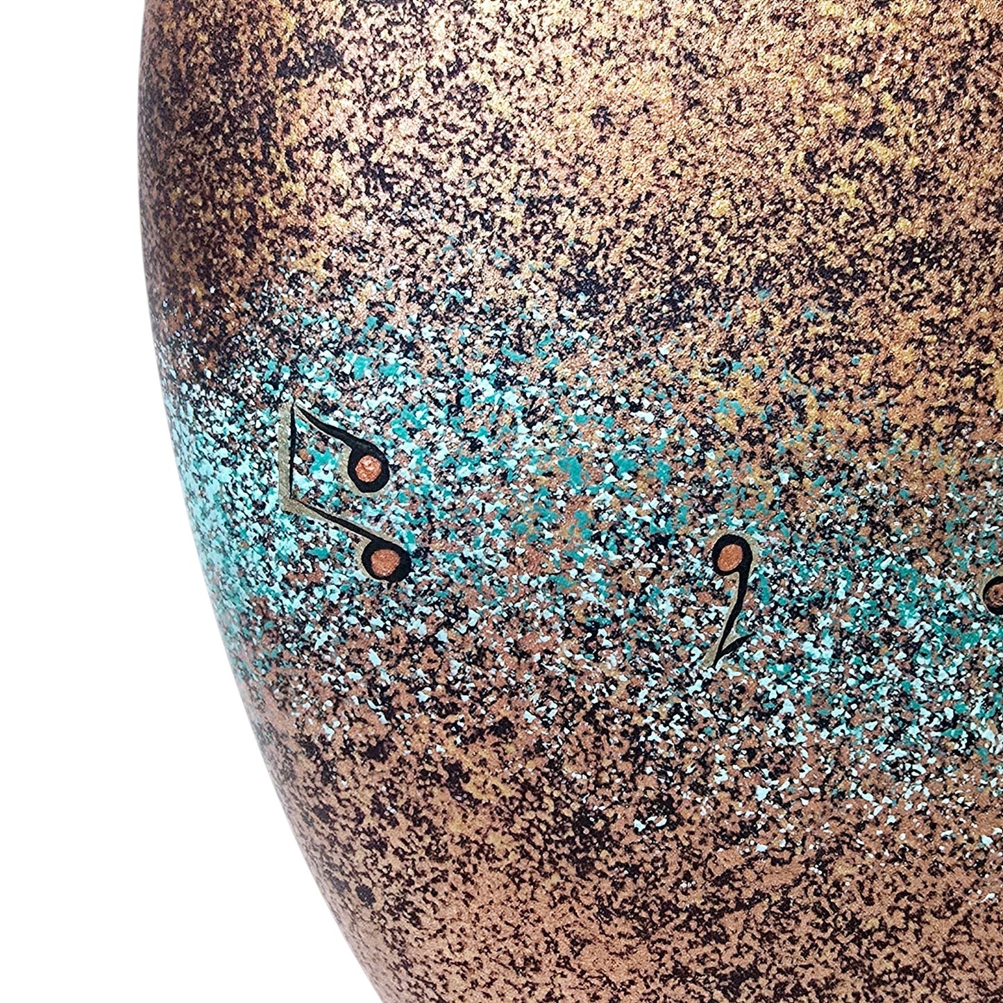 Teissedre Designs Kokepelli Rock Art Vase