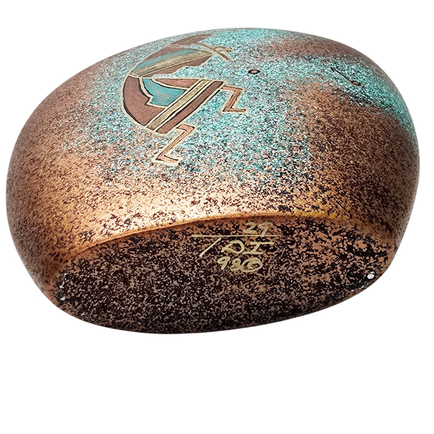 Teissedre Designs Kokepelli Rock Art Vase