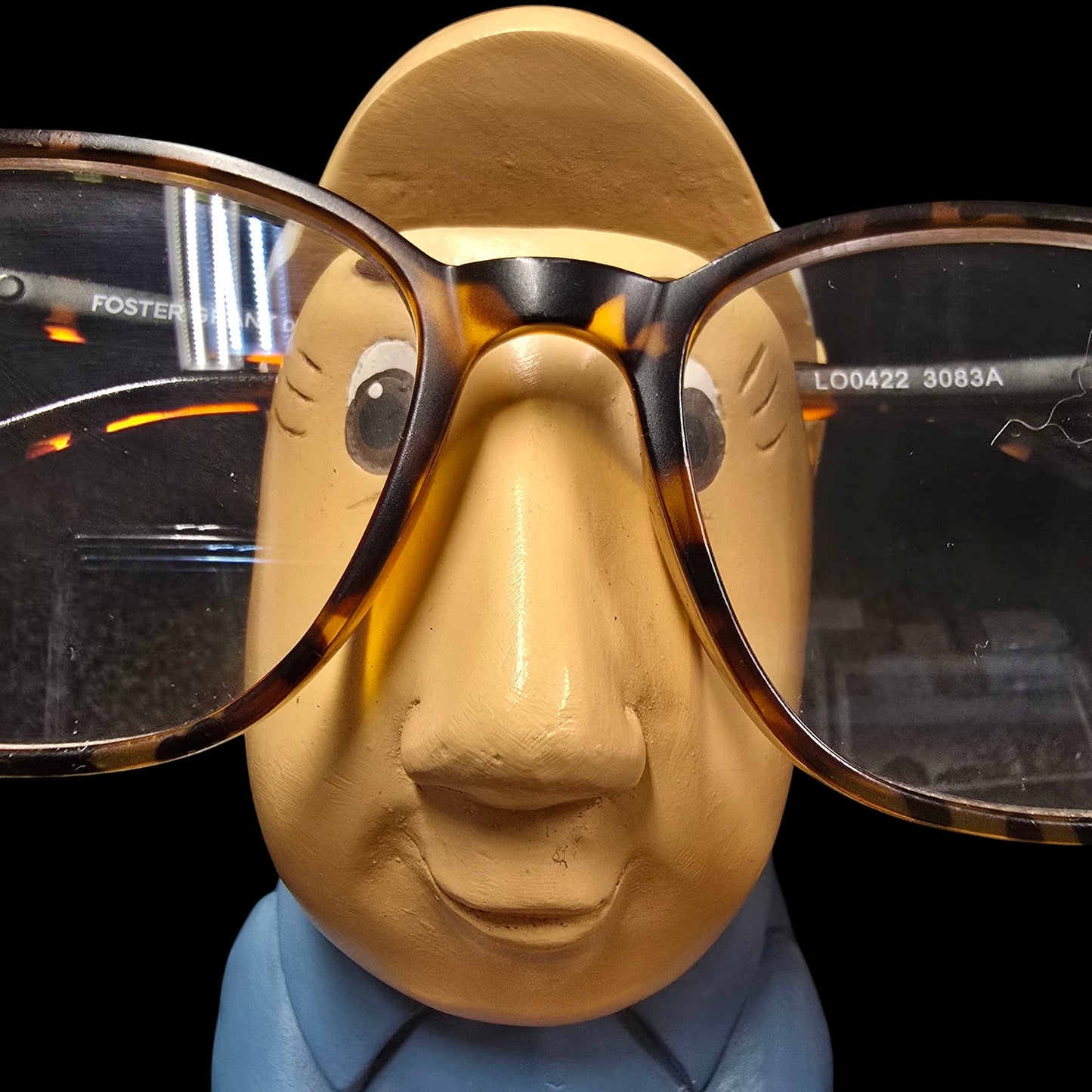 Little Man Eye Glasses Holder, Eye Glasses Stand Head, Desktop Glasses Holder