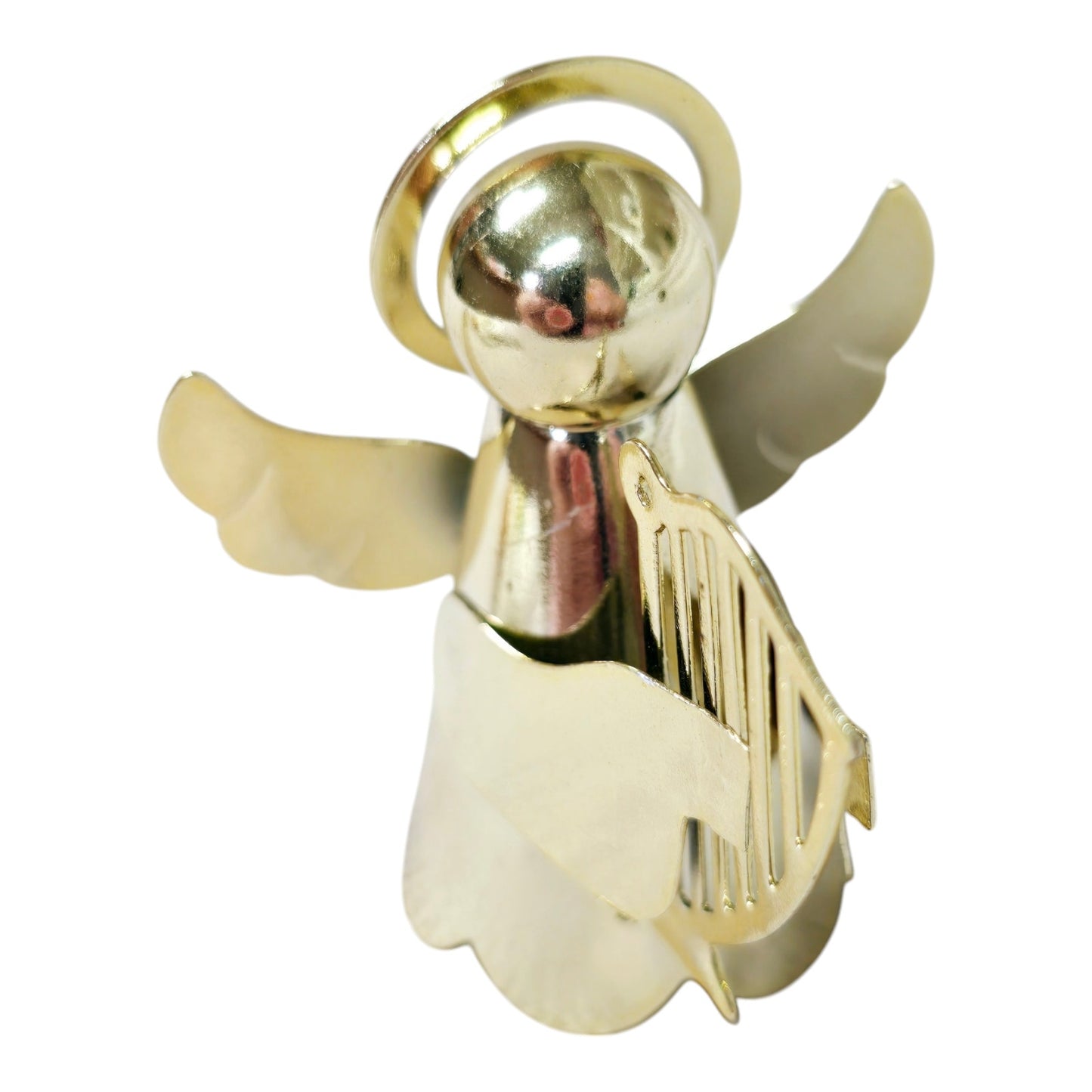 Lot of 3 Small Vintage Angel Ornament and Miniature Tree Toppers