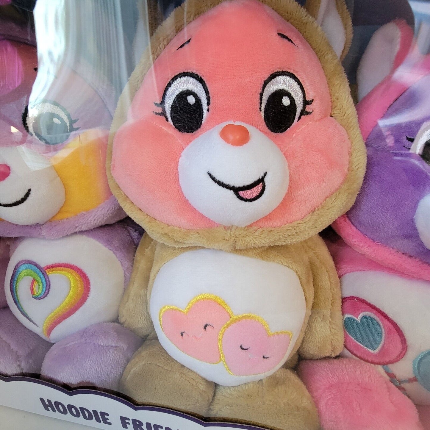 Care Bears Hoodie Friends Collector Set 14-Inch Plush 3-Pack, 2021 Care 🩷 Bears