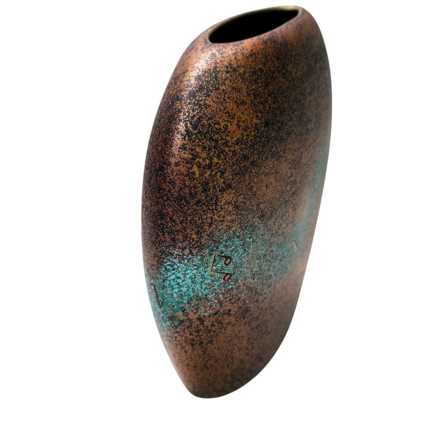 Teissedre Designs Kokepelli Rock Art Vase