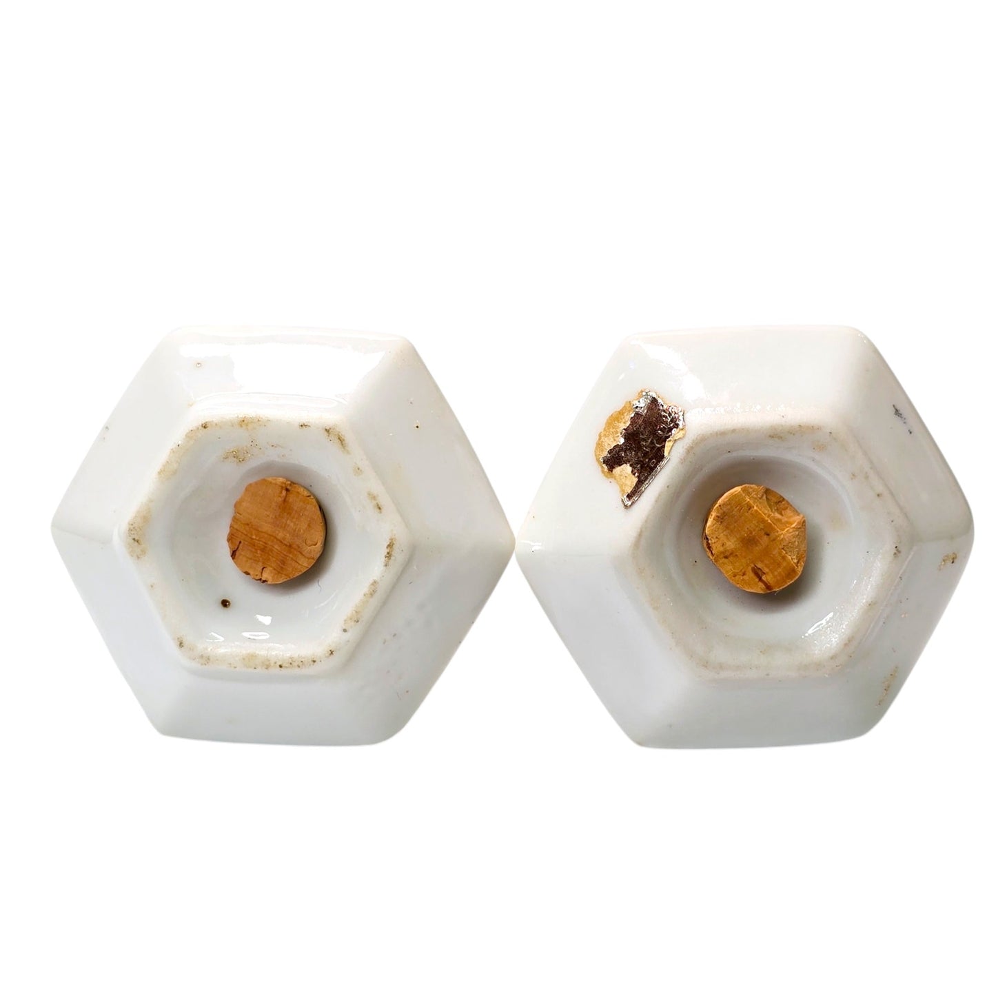 Vintage PAC Japan MCM Geometric Birdcage Design Salt Pepper Shakers, 1950s Retro Atomic