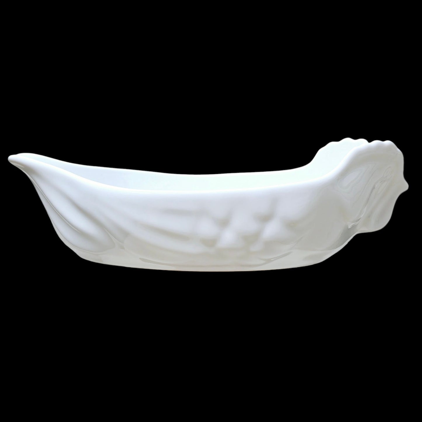 Revol France Porcelain White Blanc Poultry Chicken Casserole Dish Server