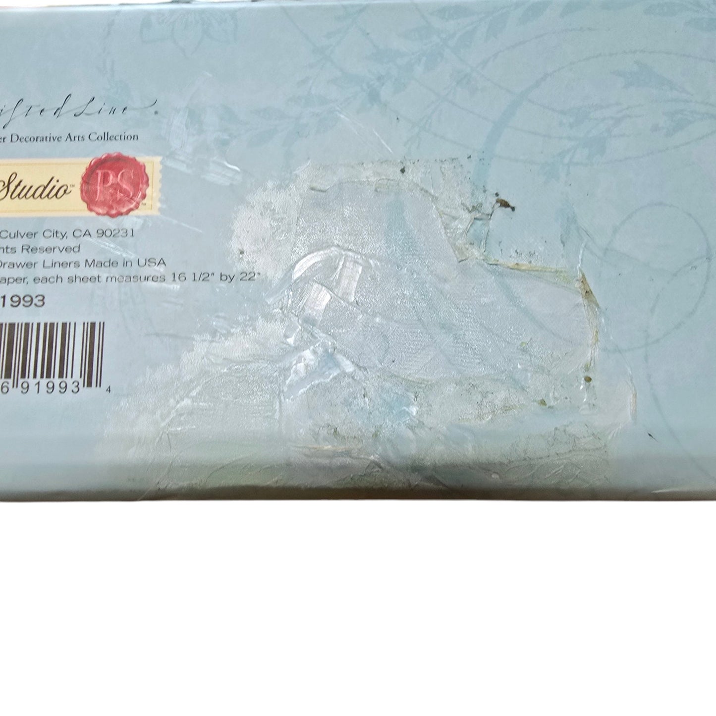 Set of 2 Open Box Punch Studio Plumeria Scented Drawer Liner Sheets 2 Boxes and 6 Liners
