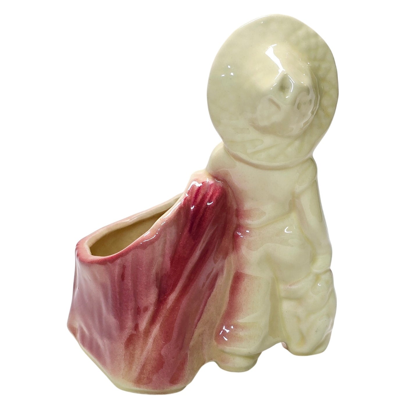 Vintage Shawnee Pottery "Little Boy Went Fishing" Planter, Marked USA 532