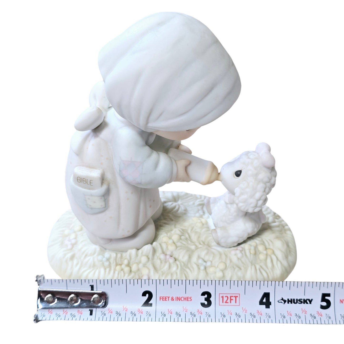 Vtg 1987 Feed My Sheep Precious Moments Figurine Members Only Piece with Box
