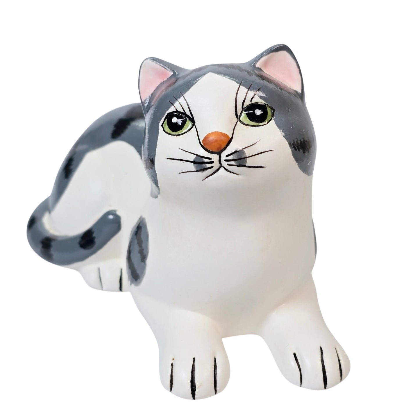 Royal Orleans 1985 Japan Grey Cat Figurine