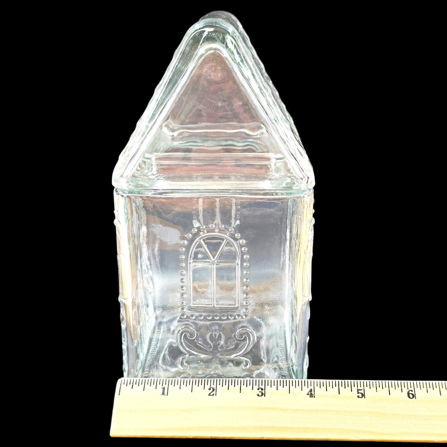 Glass House Cookie Jar Target Bullseye Playground Canister Gingerbread House