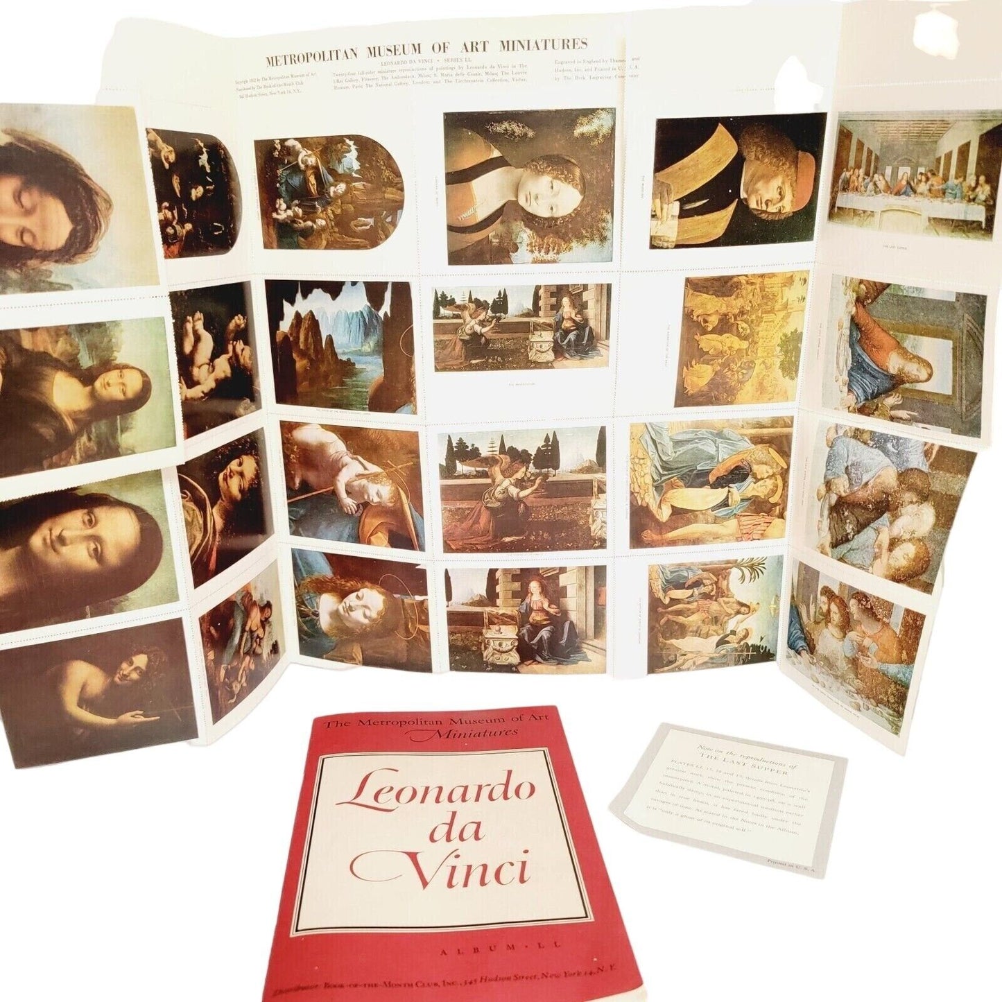 Metropolitan Museum Of Art Miniatures & Albums, da Vinci, van Gogh Hapsburg Japan