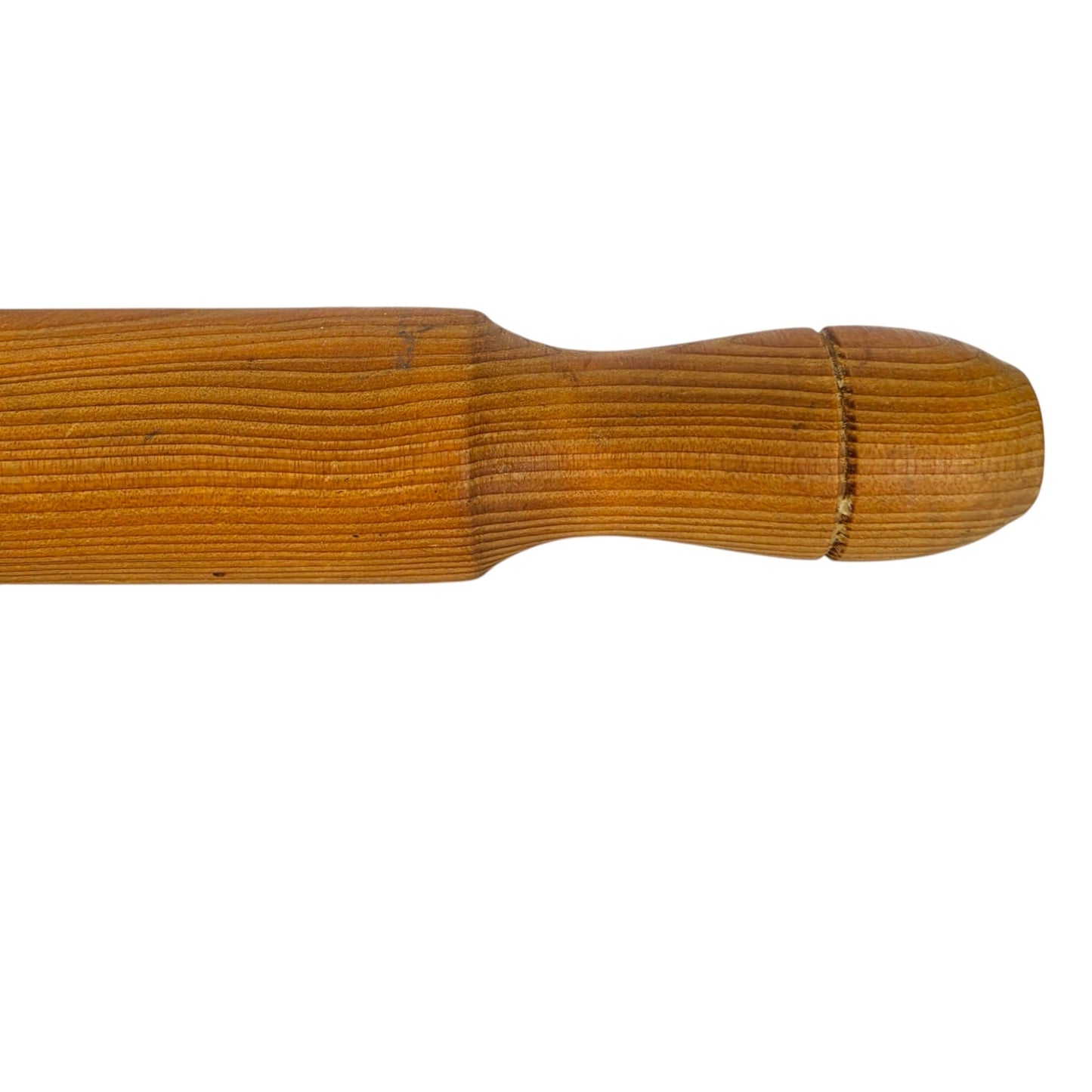 Vintage HiMark French-Style Wooden Rolling Pin Turned Wood Tapered Solid Dowel