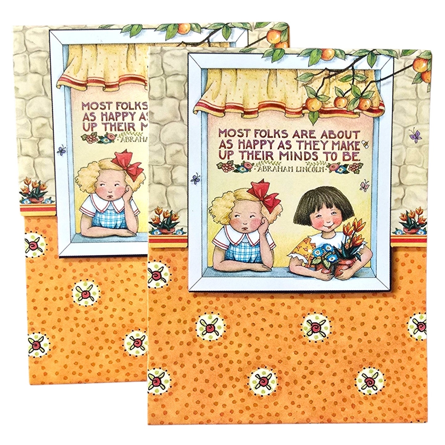 Mary Engelbreit Notepad LOT In ME Tin Box All New Giftable