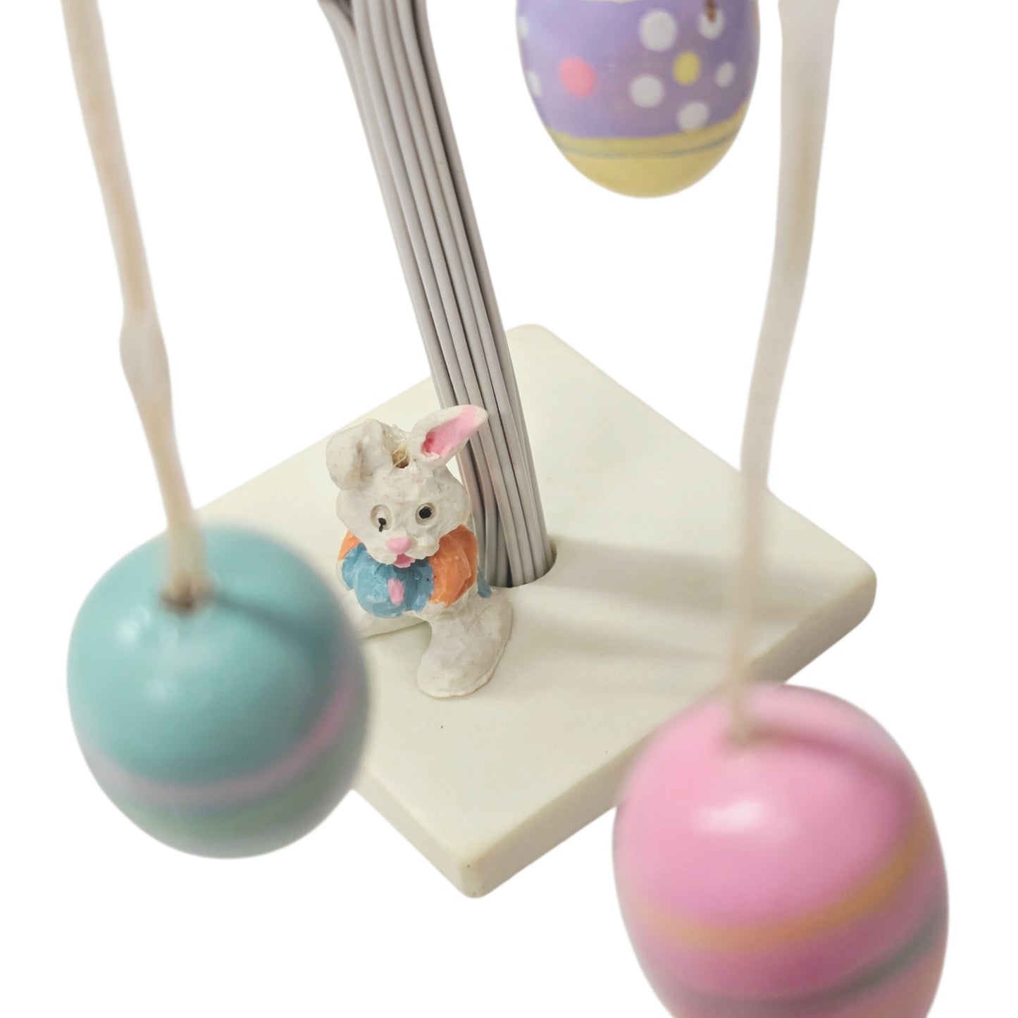 Vtg Tabletop Mini Easter Tree Decor Set - 16 Ornaments -Story of the Easter Tree