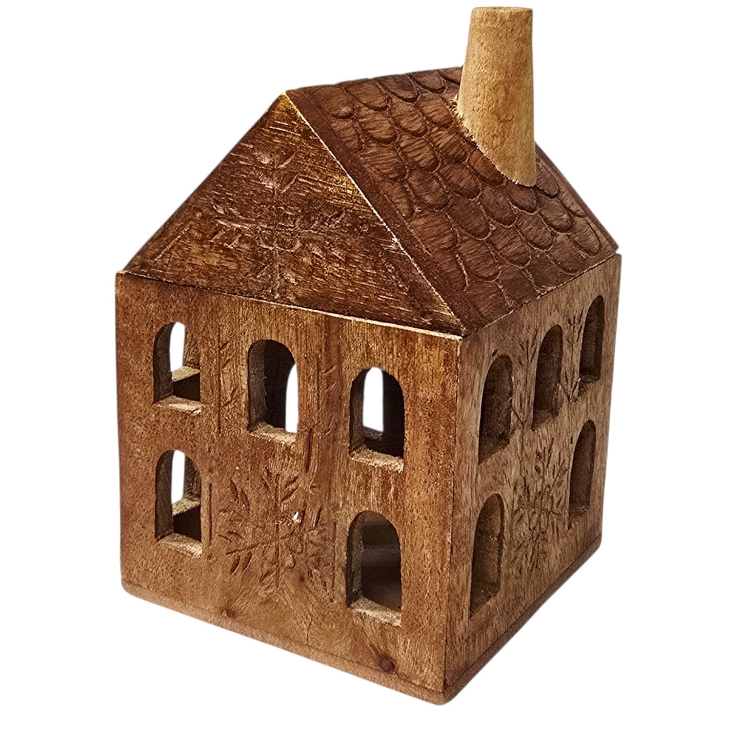 Anthropologie Wooden Humble Home Small Season Decor Candle Holder RARE No candle