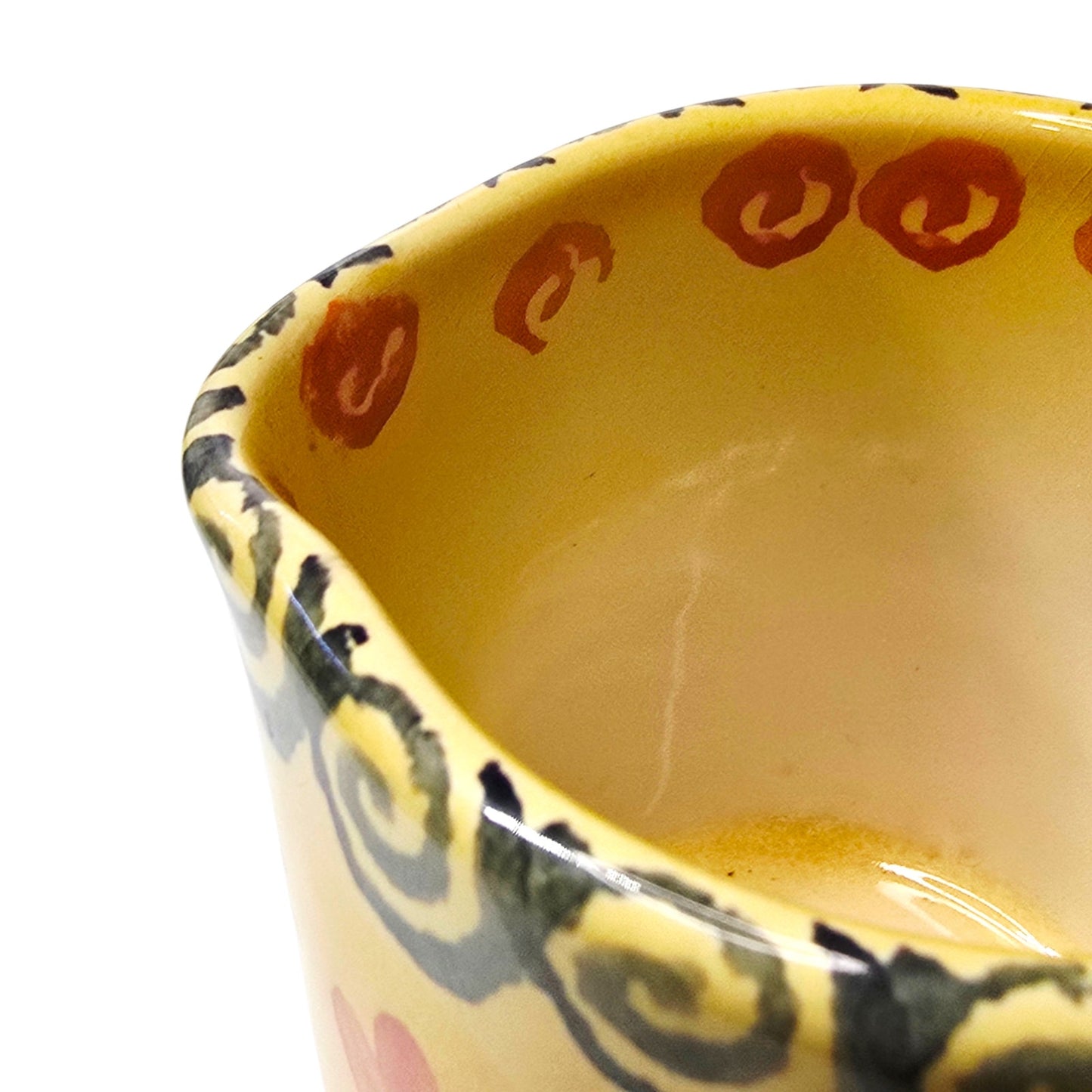 Vtg Italica ARS Italy Pottery 3D Cat Creamer Pitcher Spout Character Mug 3.25"