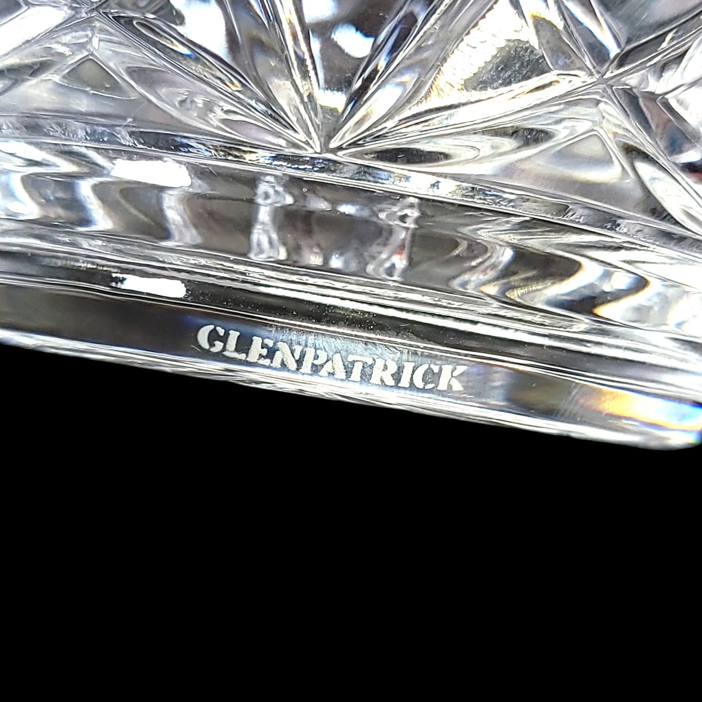 Glenpatrick of Waterford Crystal Glass Bowl 2.75" H x 5 1/8" Diameter