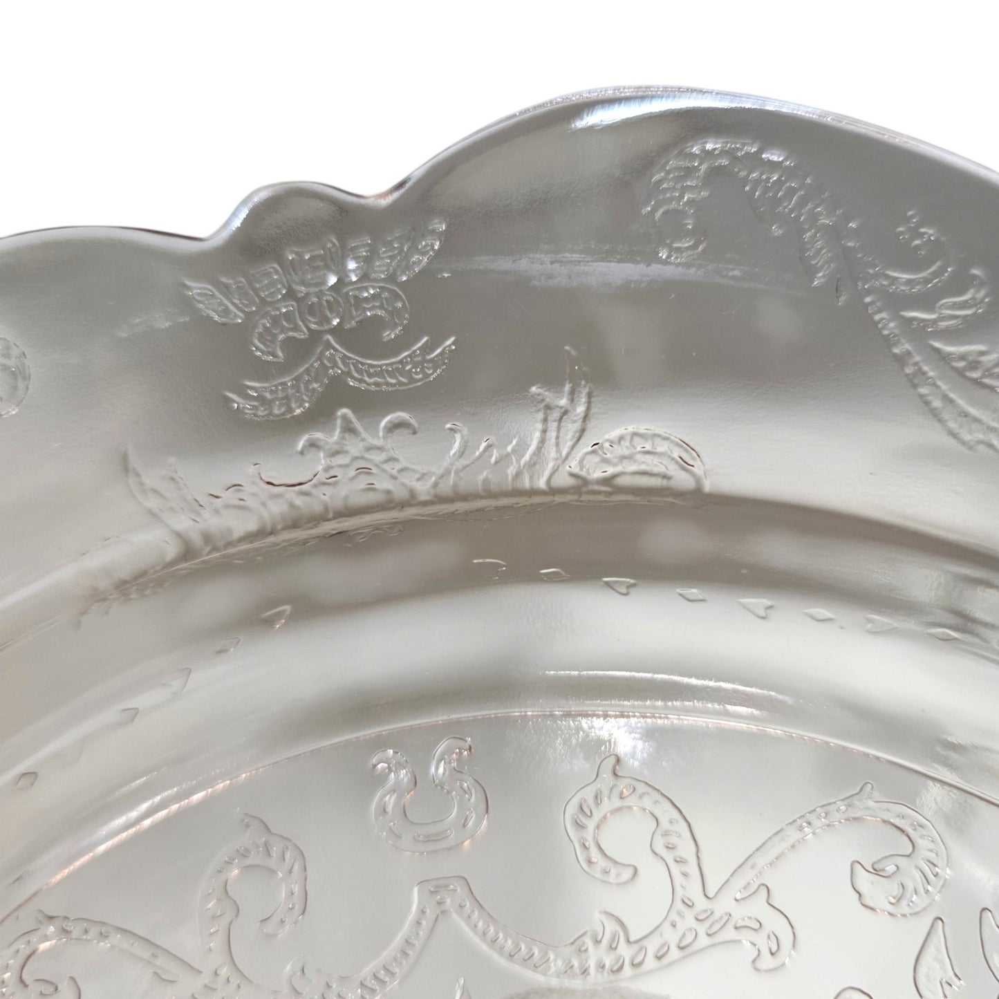 Indiana Glass Pedestal Cake Stand Pink Recollection Madrid Depression Glass