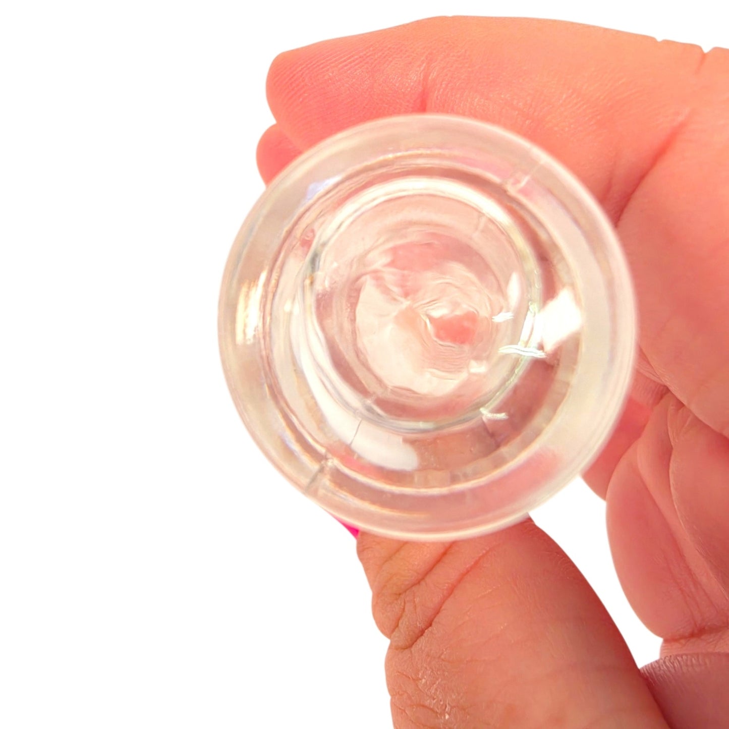 Antique Apothecary Show Bottle Ribbed Stopper Glass Pharmacy Jar 365 UV Reactive