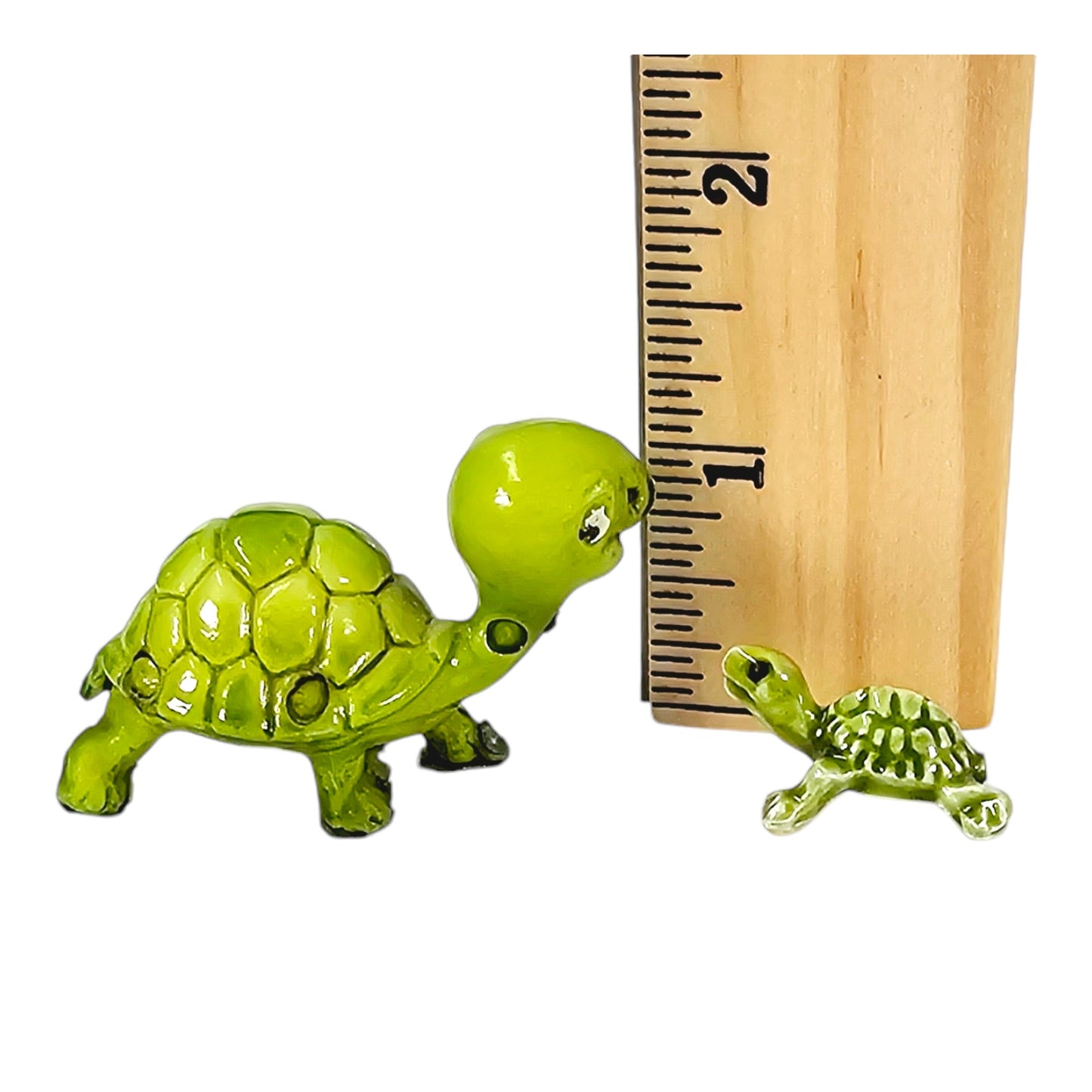 Vintage Miniature Collectible Turtle Figurines, Small Turtle is Hagen Reneker