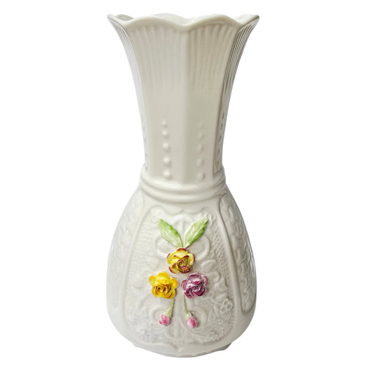Belleek Ireland Glenveagh Garden Vase 2006 Limited Edition Annual Piece 80/3000
