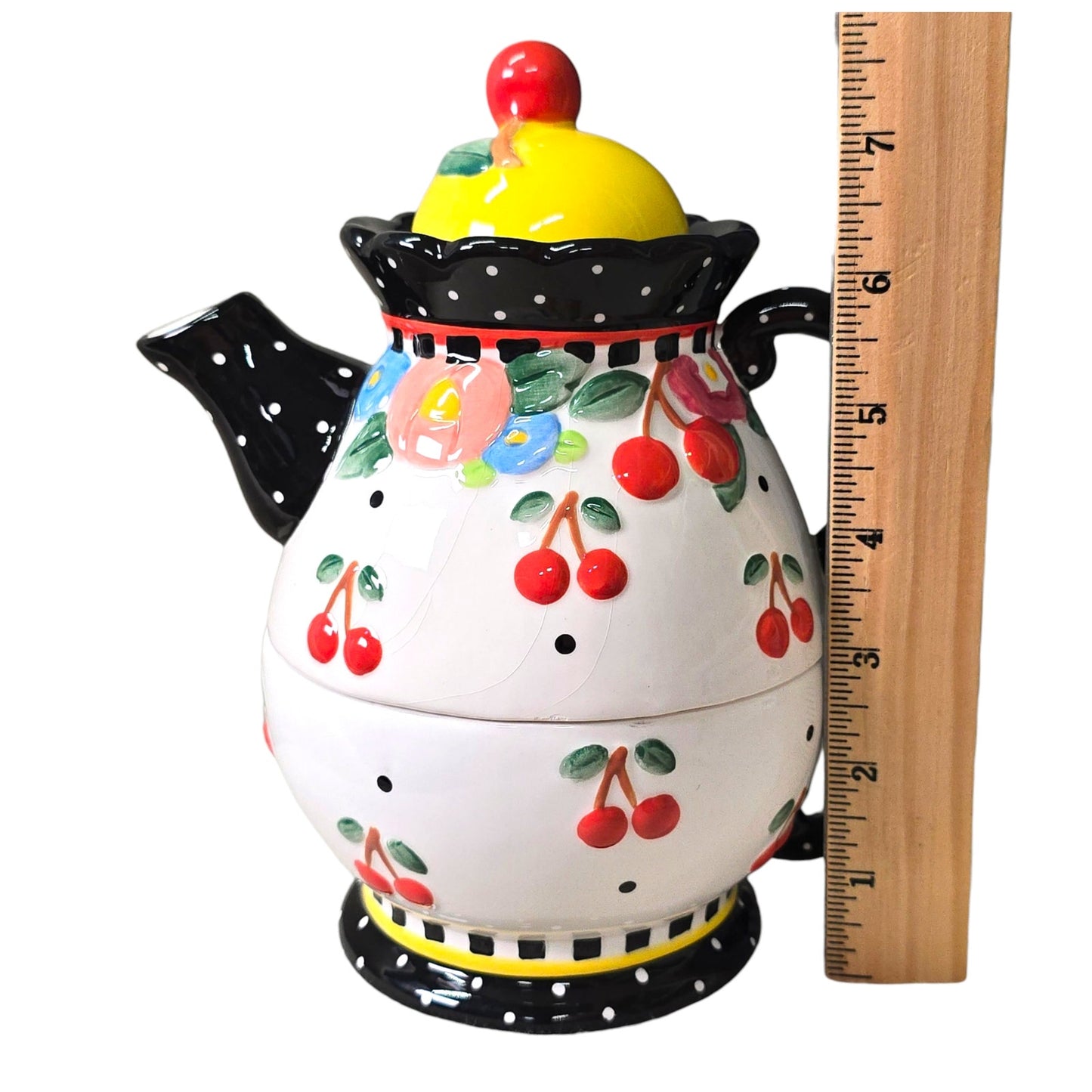 Mary Engelbreit CHERRIES Oh SO BREIT Tea-For-One ME Vintage