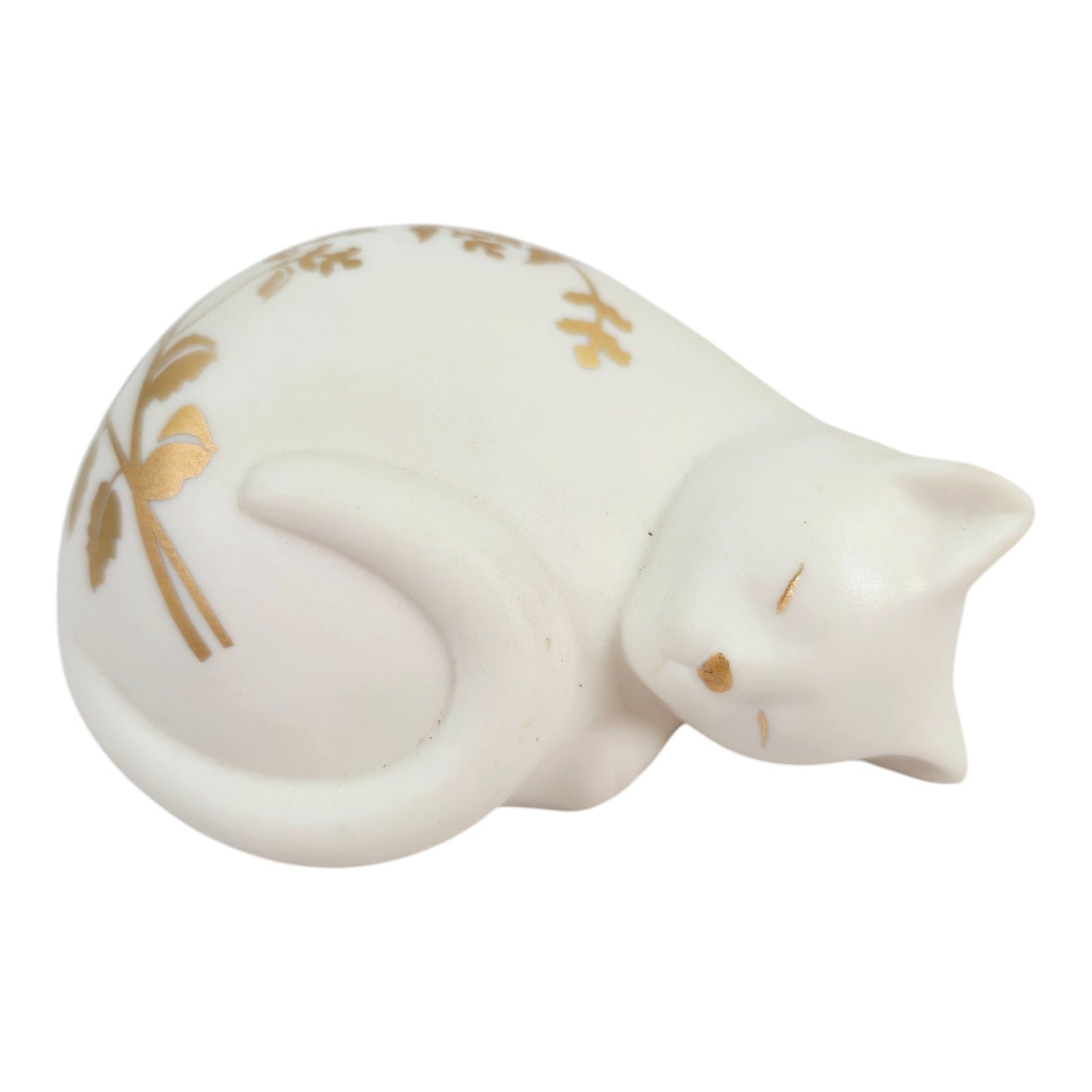 Lenox Porcelain Cat, Lenox Serenity Everyday Wishes Sleeping Cat