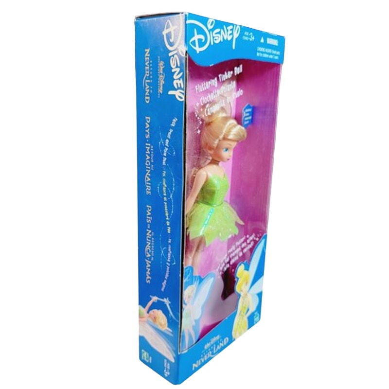 Autographed Margaret Kerry Tinker Bell Doll Box, Disney Fluttering Tinkerbell Signed