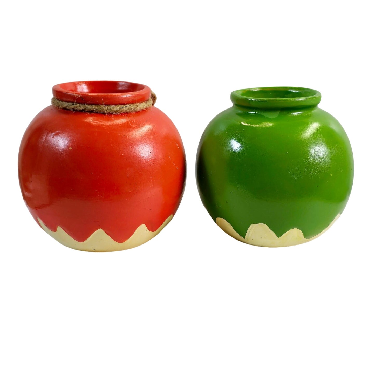 Set of 2 Halloween Ceramic Cauldron / Potion Candy Bowls, Lollipop Jar AS IS for LYNN