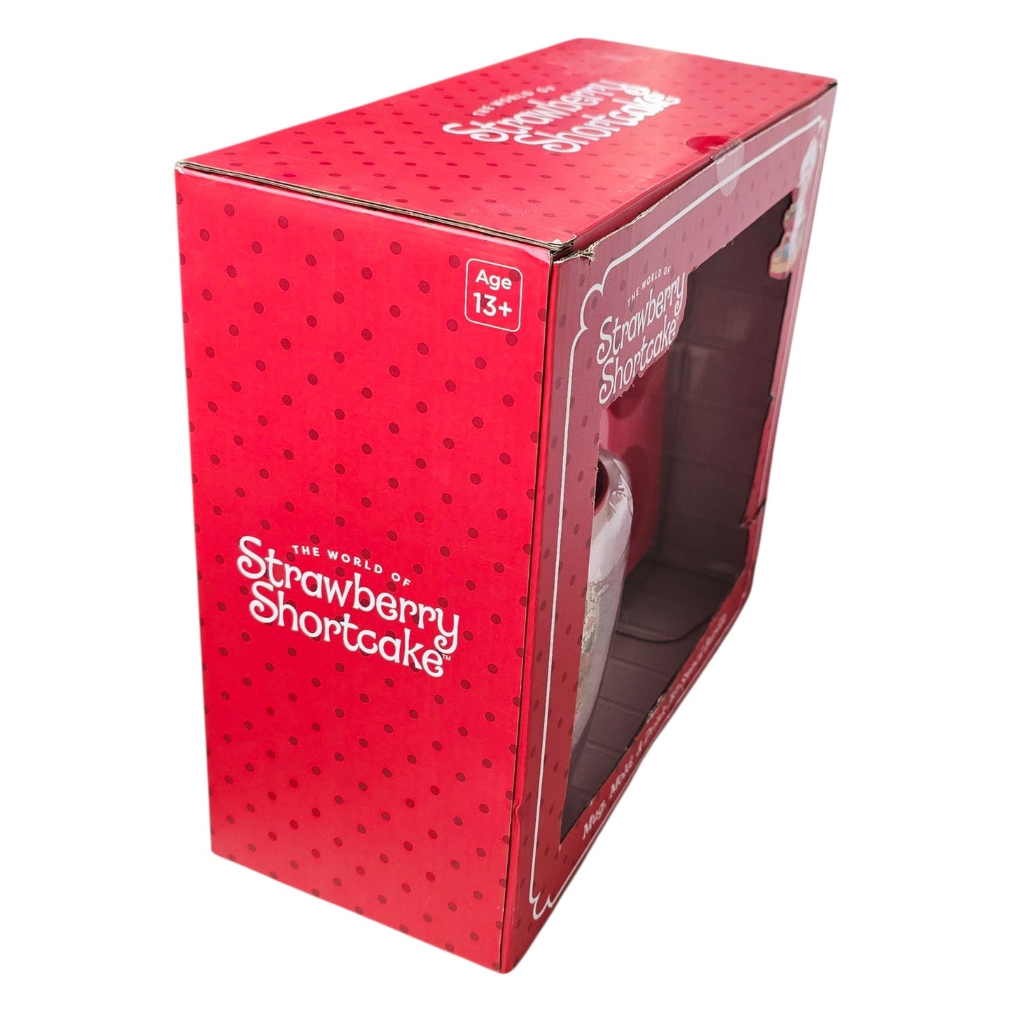 Strawberry Shortcake Mug Mold Drink Art Stencil Gift Set Wildbrain Pink New