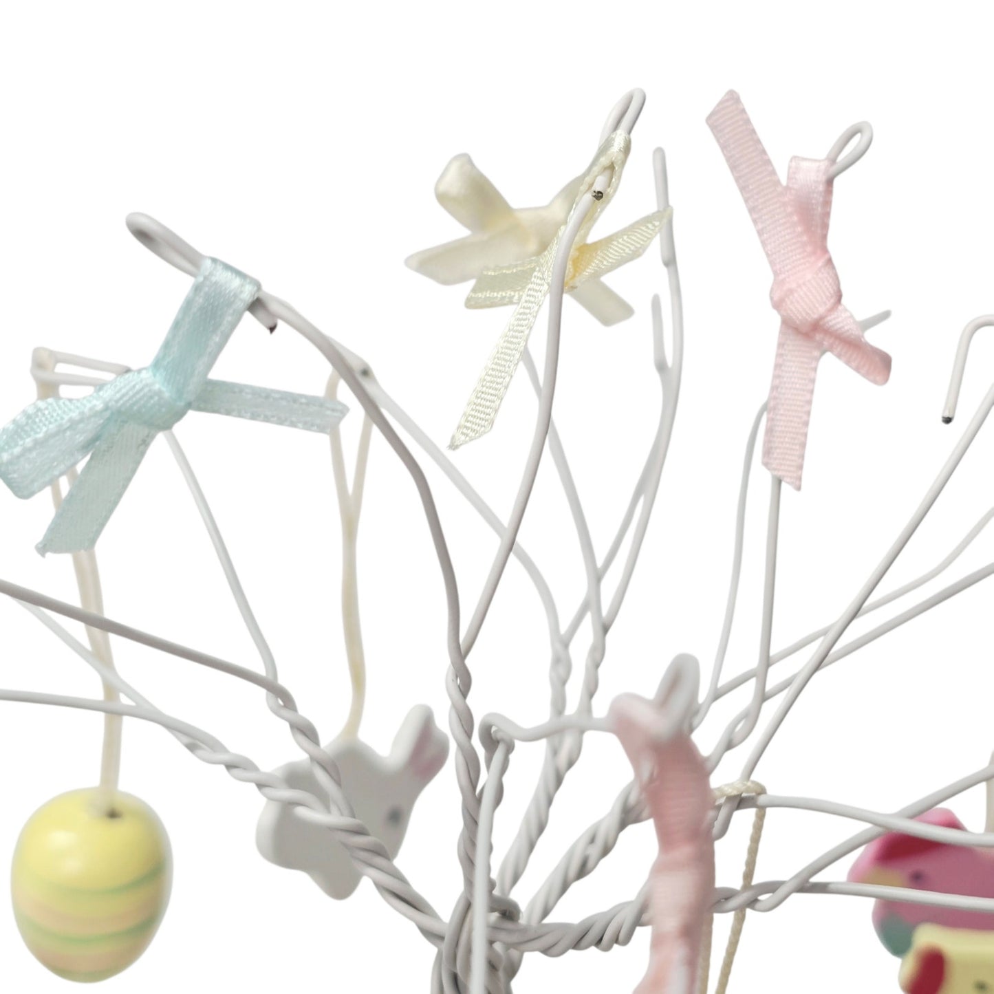 Vtg Tabletop Mini Easter Tree Decor Set - 16 Ornaments -Story of the Easter Tree