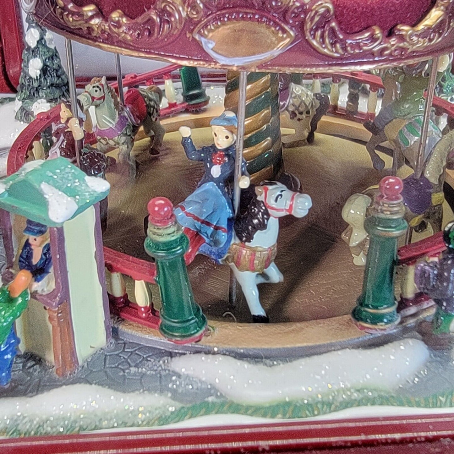 Mr. Christmas Animated Carousel Music Box, Plays "Deck The Halls"