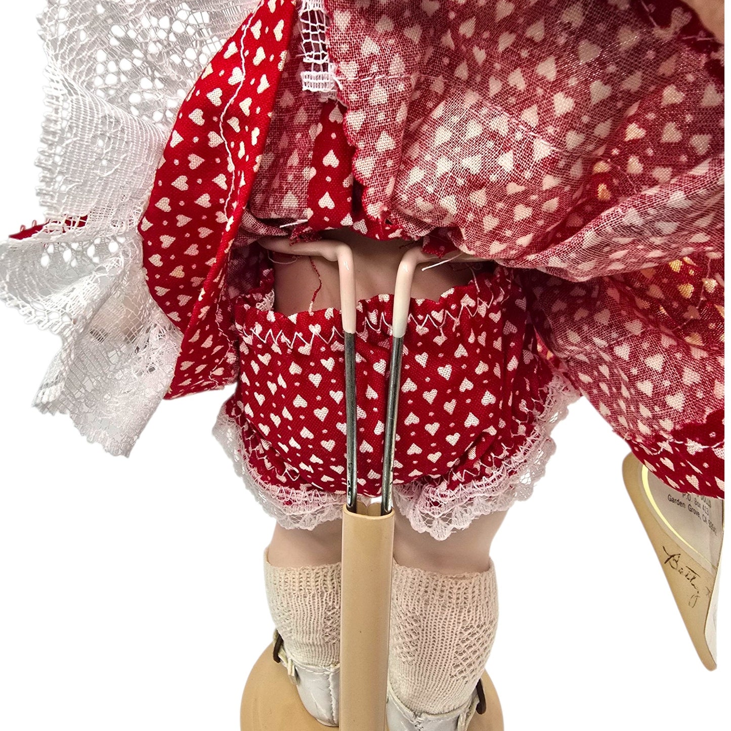 (Reserved for Customer) Fantasies in Porcelain Betty Boop Doll – 9.5" Red Lace Dress – Connie’s Dolls – Vintage