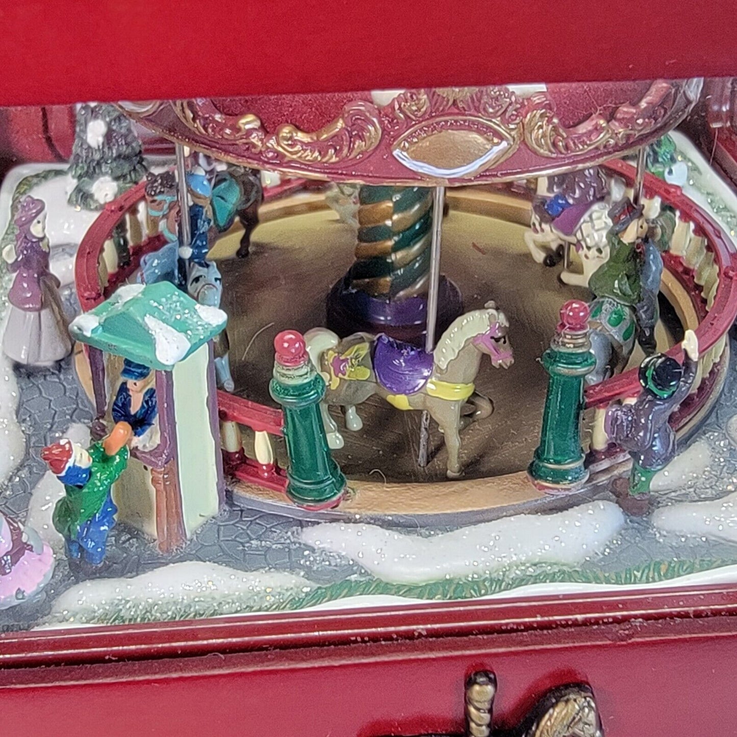 Mr. Christmas Animated Carousel Music Box, Plays "Deck The Halls"