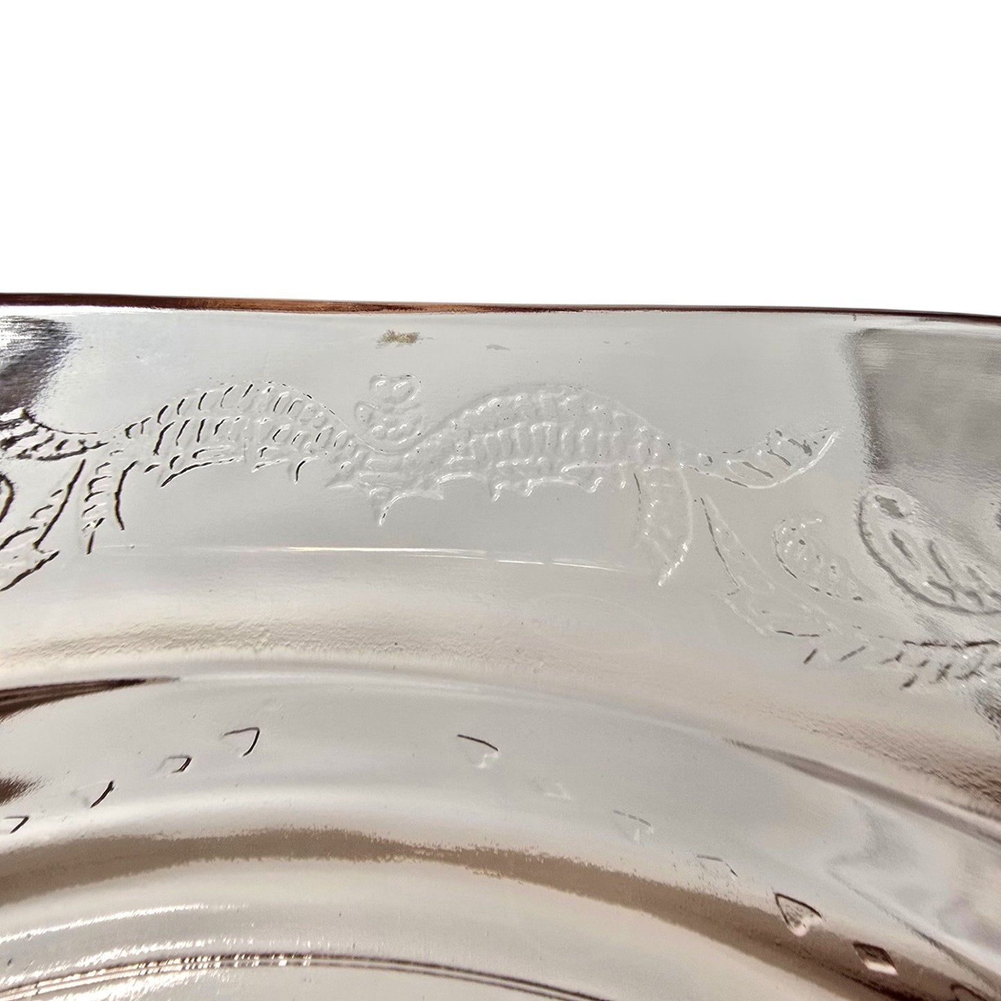 Indiana Glass Pedestal Cake Stand Pink Recollection Madrid Depression Glass