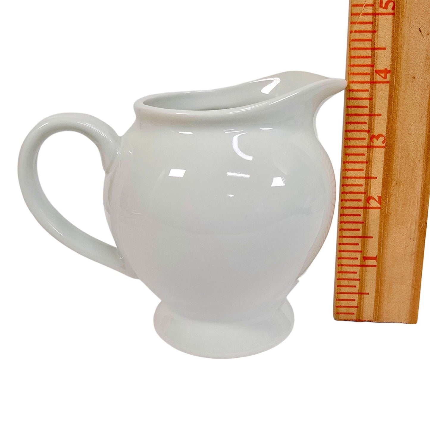 Pottery Barn Great White Creamer Small Pitcher Ceramic White Farmhouse Decor