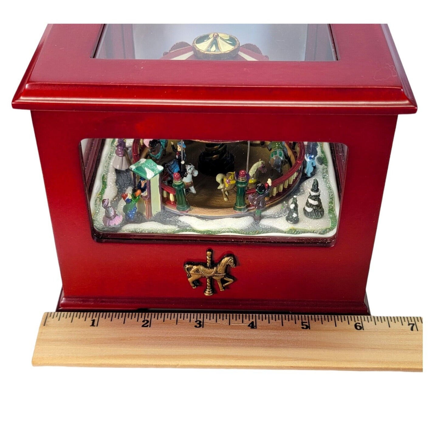 Mr. Christmas Animated Carousel Music Box, Plays "Deck The Halls"