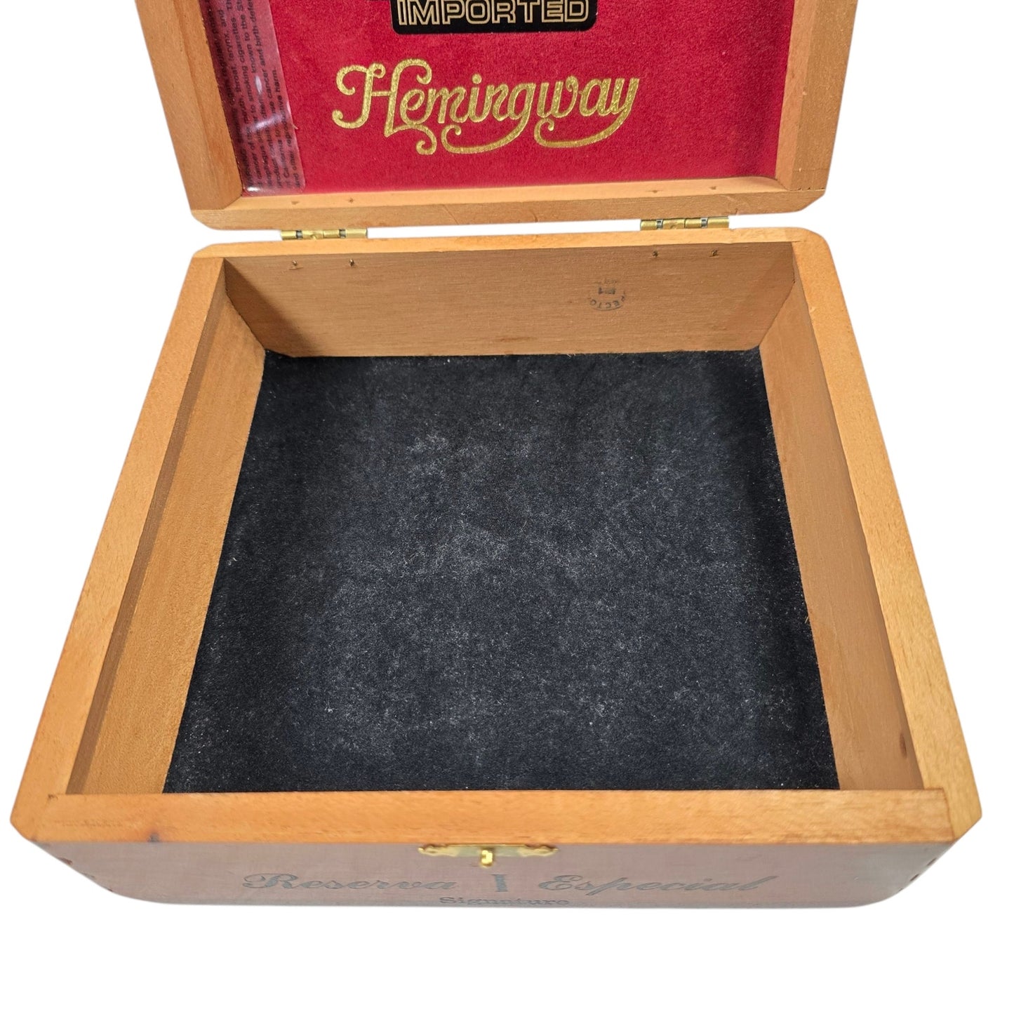 Arturo Fuente Hemingway Cigar Box Reserva Especial Empty Wooden Box Treasure Box